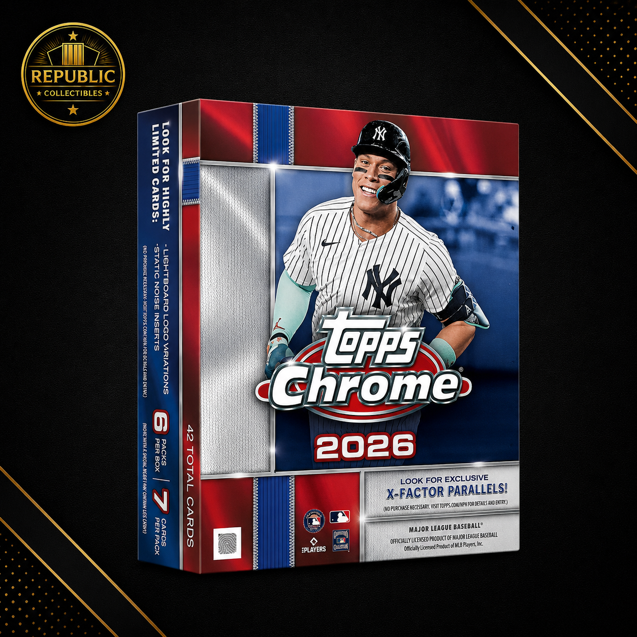 Topps 2026 Chrome Baseball Mega Box Sealed Case (20 Boxes)