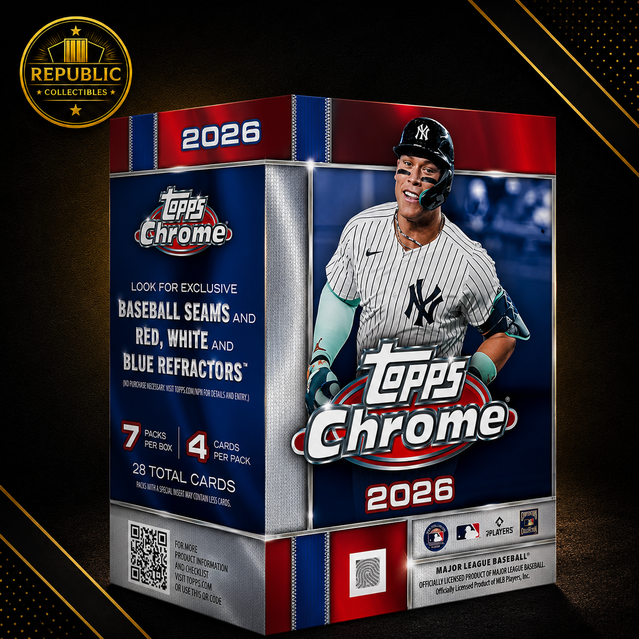 Topps 2026 Chrome Baseball Value Box Sealed Case (40 Boxes)