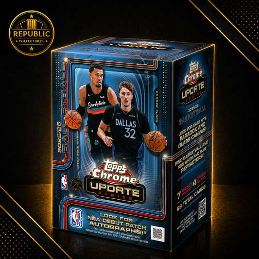 Topps 2025-26 Chrome Update Series Basketball Blaster Box
