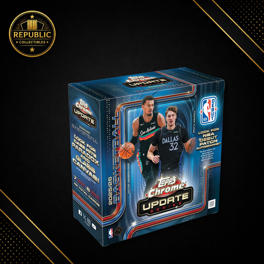 Topps 2025-26 Chrome Update Series Basketball Mega Box