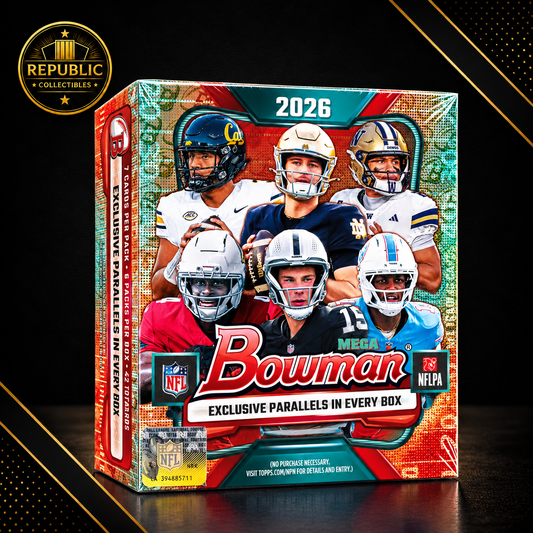 Bowman Football 2026 Mega Box Sealed Case
